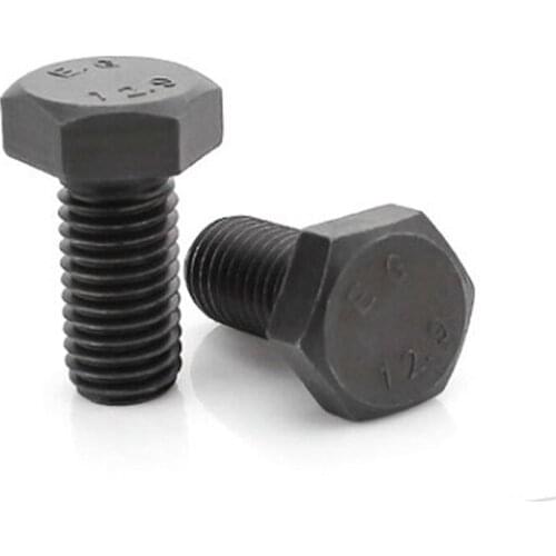 1pcs M16 Alloy Steel 12.9 Hexagon Full Tooth Head Bolt Screws High Strength Hexagon Bolts Screw 30~90mm length