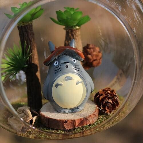 100 # Hayao Miyazaki Totoro glass lob ecofloristic glass microspheres landscape students creative gifts wholesale