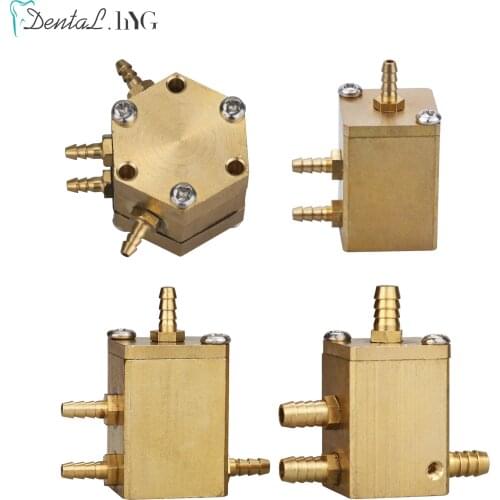 3pcs Dental Water Valve Copper Dental Water Pressure Regulator Replacement Spare Part for Dental Chair Unit Repair Maintain