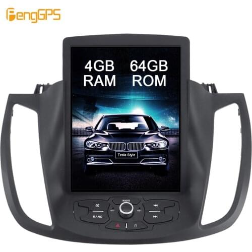 Car GPS Navigation Player for Ford Kuga 2012-2017 Auto Radio 4K Tesla Style Headunit 10.4 Inch 1092*1080 4G+64G Android 9.0