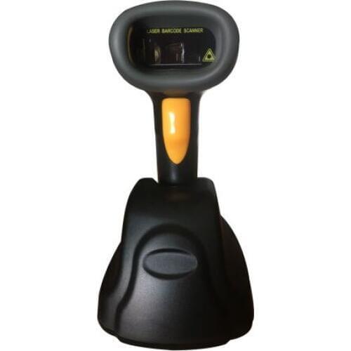 Wireless Laser Barcode Scanner Reader with Base Charger, 400m Communication Distance & up to 400, 000 Codes Storage