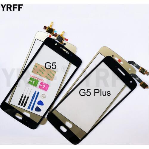 For Moto G5 Touch Screen Glass For Motorola Moto G5 Plus Touch Screen Digitizer Touchscreen Front Glass Lens Panel