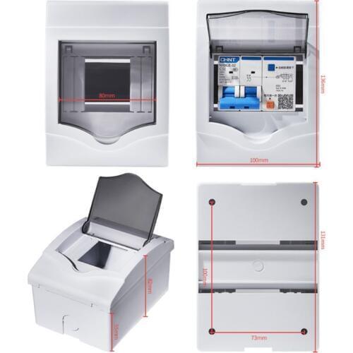 Electric Distribution Box Home Lighting Box for 2-4/5-8/9-12 Way Circuit Breaker