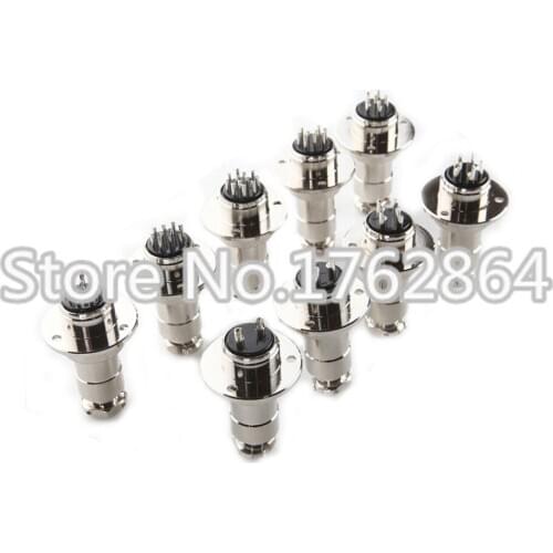 3 Pin 20mm GX20-3 With Flange Male Female Wire Panel Connector DF20 Circular Welding Aviation Plug Socket Air Connector