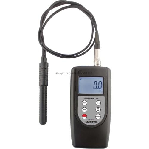 Gauss meter GS-100DA For magnetic induction intensity DC/AC/radiation/remanence/earth magnetic fields 0~100mT 2%, above 100mT 5