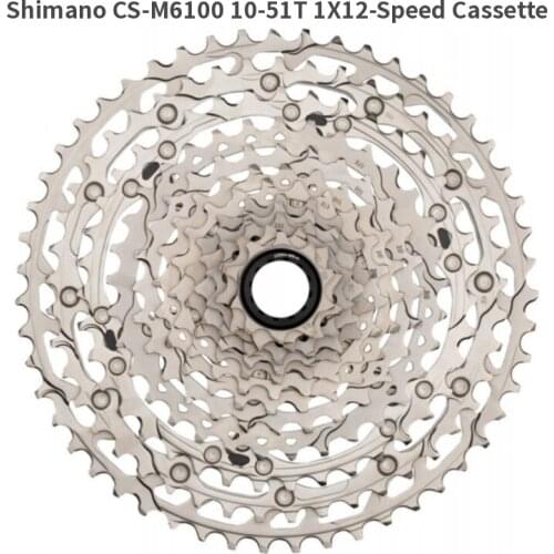 SHIMANO DEORE CS M6100 Cassette MTB Mountain Bike 10-51T 1x12 Speed Cassette