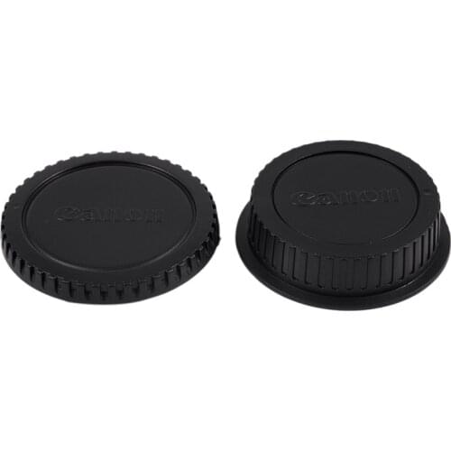 Camera Body Cap and Rear Lens Cover Cap for Canon EOS