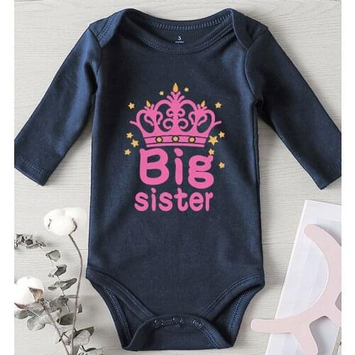 Big Sister Summer Baby Clothes Newborn Boy Outfits Romper for Girls New Born Baby Onesie Cotton Kids Outfits Clothig