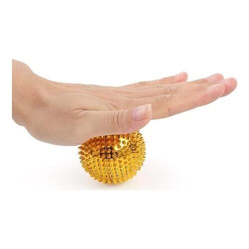1Pair Yoga Fitness Ball Magnetic Therapy Massager Magnet Hand Acupuncture Ball Acupoint Needle Massage Men Women Pressure Relief