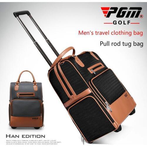 PGM PGM Golf Clothes Bag Men Nylon Bag Large Capacity Golf Pull Rod Bag