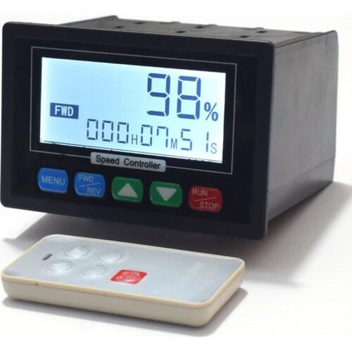 Remote Control Smart Digital Display 0~100% adjustable 50A PWM DC Motor Speed Controller Timing Reversible 12V 24V 36V 48V