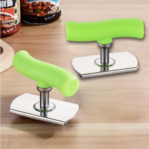 1-4Inch Adjustable Jar Opener Stainless Steel Twist Jar Opener Spiral Can Seal Lid Reomover Twist Off Screw For Can Green Color3