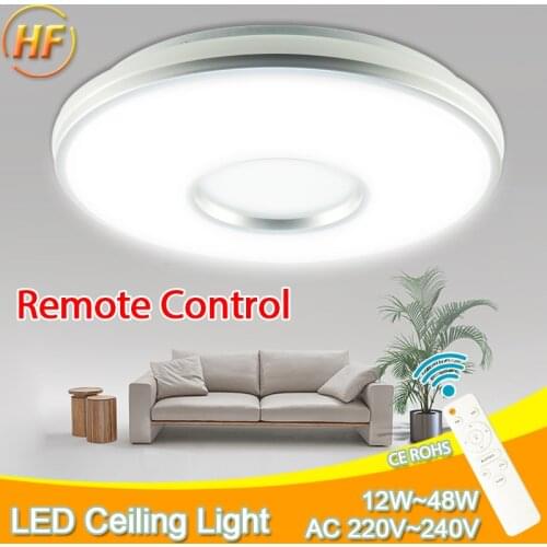 Green Eye Modern ceiling lights 12W 24W 36W AC 220V 240V led ceiling light lamparas de techo led lamp Living Room Remote Control
