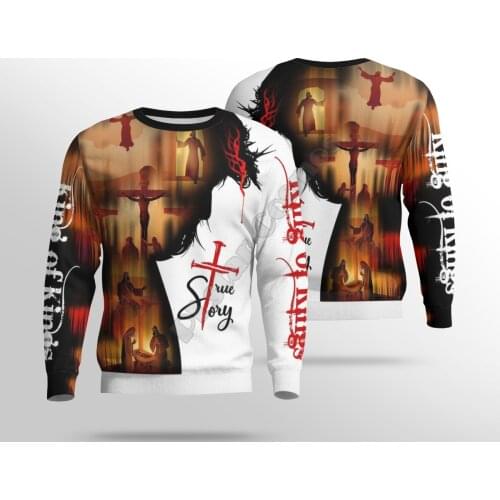 King of Kings 3d Printed Women For Men Sweater Sweatshirt Autumn Fashion Streetwear Pullover Long Sleeved Shirt 01