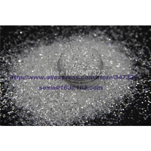TCM0100A white with silver light Color 1.0 mm Size 040 Glitter for nail,tatto art decoration DIY Paillette