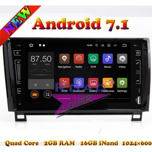 TOPNAVI 2G+16GB Android 7.1 Car Head Unit Player Auto Radio For Toyota Tundra Sequoia 2007-2015 Stereo GPS Navigation 2Din MP3