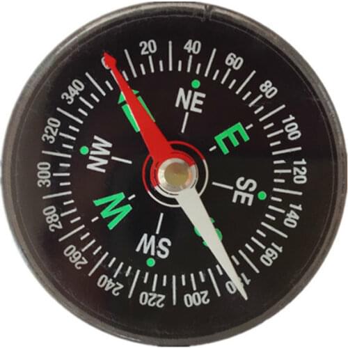 Outdoor 40mm Compass, High Precision Plastic Oiled and Portable Pocket Outdoor Compass Camping
