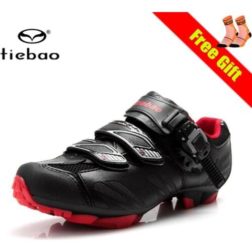 Tiebao Sapatilha Ciclismo Mtb Mountain Bike Shoes Breathable Self-locking Outdoor Cycling Shoes Men Women Riding Bicycle Shoes