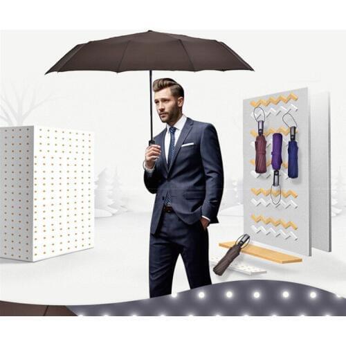 Men women business increase reinforcement folding umbrella factory wholesale fully automatic umbrella