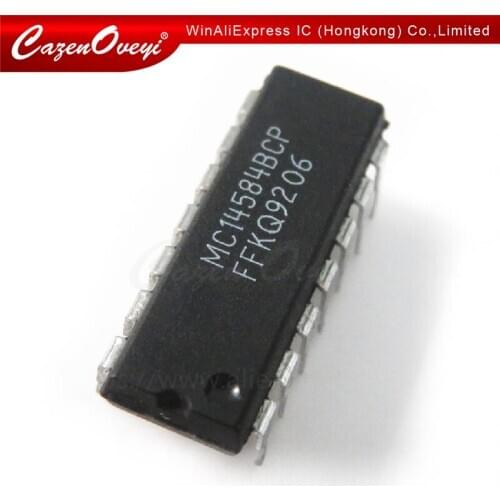 10pcs/lot MC14584BCPG MC14584BCP MC14584 DIP-14 In Stock