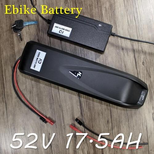 14S 52V Sanyo cell 51.8V 17.5Ah Li-ion Battery 48V 800W 1000W 1500W BBS Hailong Battery