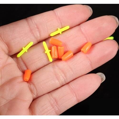 20pcs Float Stoppers Fishing Tackle Sticks Cara Rod Bobber Float Stoppers Sea Fishing Anti Wind Bar Rod Bobber