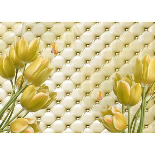 3d customized wallpaper Home Decoration 3d wall murals Tulip TV backdrop classic wallpaper for walls