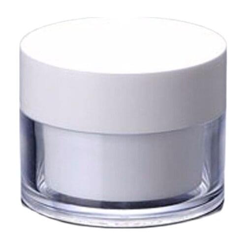 50pcs/lot 5g 10g 30g 50g high quality cream jar with Inner container cosmetic jars plastic jar Empty Cosmetic Containers