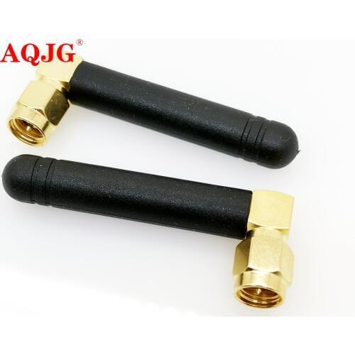 50 pcs RF GSM GPRS 900-1800 Omnidirectional antenna angle Gain SMA Male antenna Connector