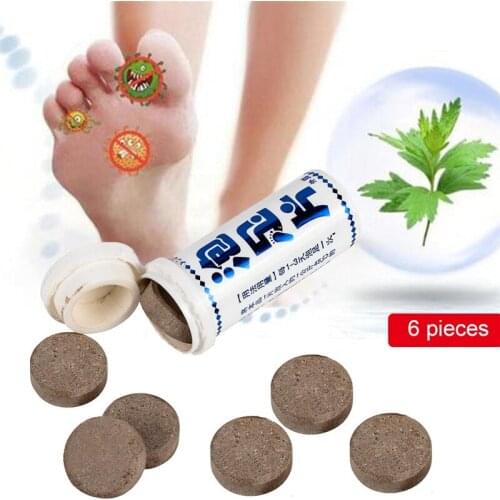 6Pcs Foot Wash Effervescent Tablet Fungal Nail Treatment Detox Foot Soak Long-Term Relief Athletes Foot Skin Cracking