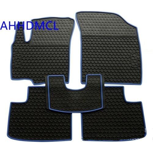 Car Rubber Mats Floor Mats Anti-Slip Mat Carpets Feet Pad For Suzuki Swift 2005 2006 2007 2008 2009 2010 ~2017 Left Hand Drive
