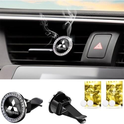 Refillable Car Air Freshener Perfume Diffuser Vent Clip Auto Interior Accessories For Mitsubishi Lancer ASX Mirage Pajero Sport
