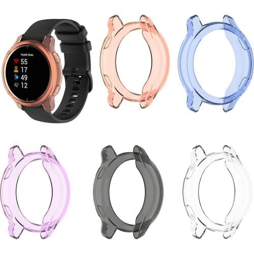 TPU Smart Watch Cover Transparent Smartwatch Shell Guard for Garmin Venu Protective Case Frame