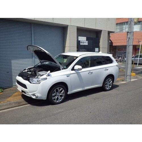 Damper for 2013-Mitsubishi OUTLANDER PHEV GG2W SUV Front Bonnet Hood Modify Gas Struts Lift Support Shock Accessories Absorber