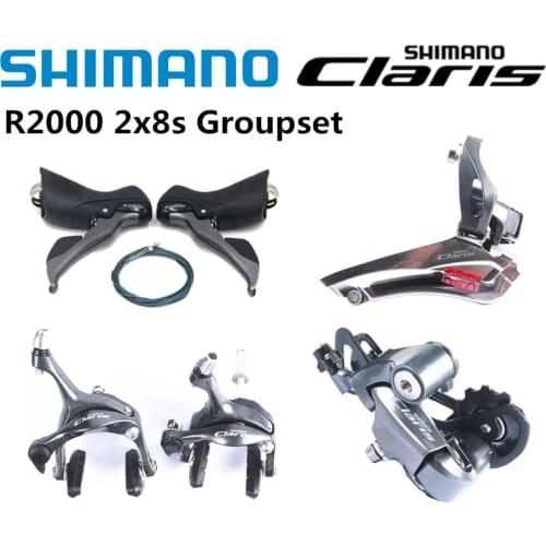 Shimano Claris R2000 2x8s Groupset With RD-R2000 FD-R2000 ST-R2000 BR-2000 For Road Bike Original Shimano Bicycle Accessories