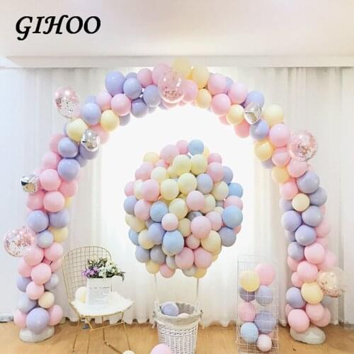 GIHOO 5inch 100/200pcs Macaron Balloon Candy Color Ballon Mariage Graduation Decor Baby Shower Wedding Decoration Favors Ballons