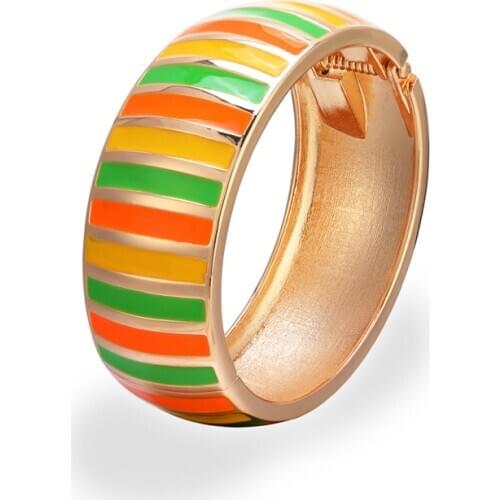 Colorful Drop Oil Metal Bangles Bracelets For Women Fashion Indian Bangle Jewelry Party Gifts