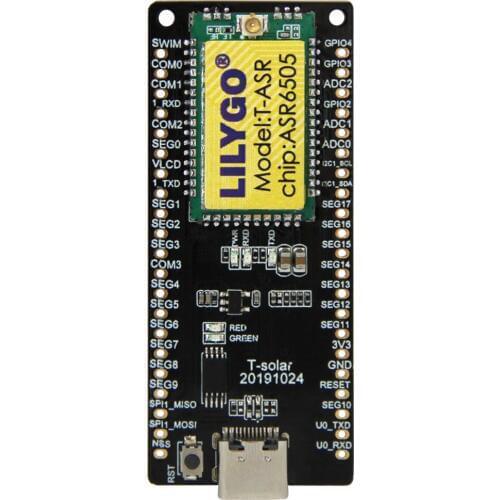LILYGO® TTGO T-Solar 433MHz Solar Power Development Board STM8L152 CPU SX1262 Lora With Antenna