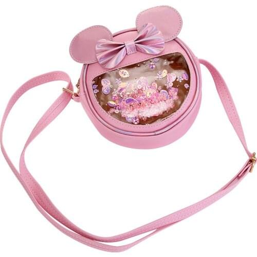 New Korean Fashion Cute Kids Cat Crossbody Bag Cartoon Baby Girl Toddler Mini PU Messenger Bags Shoulder Bag Dropshipping