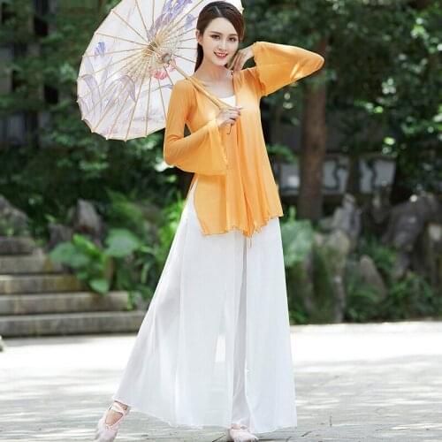 New Belly Dance Costumes Chinese Style Classical Dance Performance Long Sleeve Clothes Oriental Dance Tops For Women DQL3992