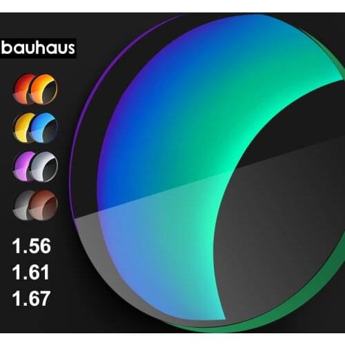 Bauhaus Japan 1.56 1.61 1.74 Index Polarized Customized Prescription Myopia or hyperopi or Presbyopia Sunglasses Eyewear lenses