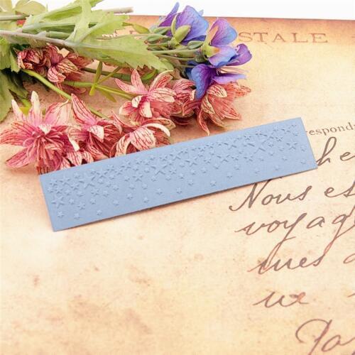HOT plastic Starry embellishme template Photo frame craft card making paper card album wedding decoration clip Embossing folders