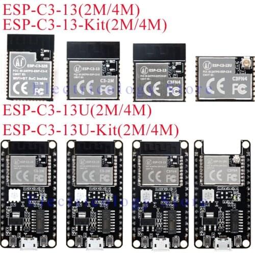 ESP-C3-13 C3-13 ESP-C3-13U C3-13U KIT WiFi+ Bluetooth 5.0 series module development board engineering sample