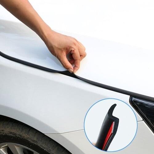 Car Hood Sealing Strip Auto Rubber Seal Strip for Engine Covers Seals Trim Sealant Waterproof Accessories
