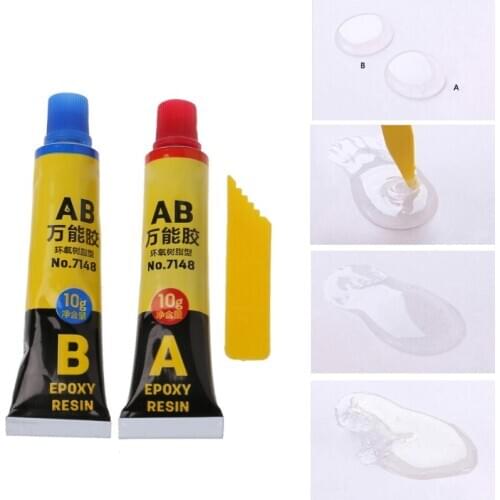 2PCS Epoxy Resin AB Glue All Purpose Adhesive Super Glue For Glass Metal Ceramic L4MB