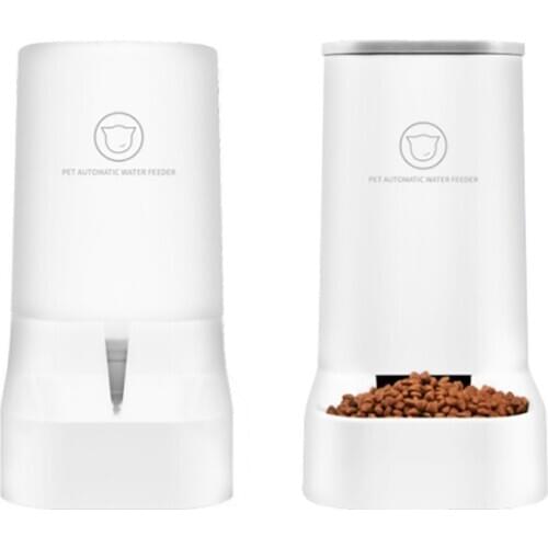 2 Pieces/set Cat Feeding Bowls for Dog Automatic Feeders Dog Water Dispenser Fountain Bottle For Cat Bowl Feeding And Drinking