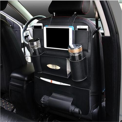 2 X Car Seat Back Storage Bag Organizer Travel Box Pocket Multi-pocket Protector For Kids Anti- kick Bags Universal