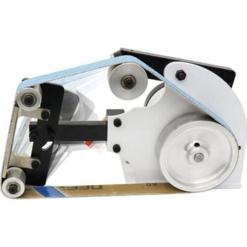 220V Abrasive Belt Machine Small Sander Belt Grinder Industrial Grade Electric Polisher Woodworking Sanding Grinding Machine