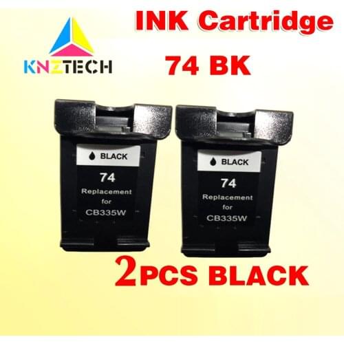 2x compatible for74 black ink cartridge compatible for 74 74XL Deskjet D4260 photosmart C4280/C4385/C5280/D5360