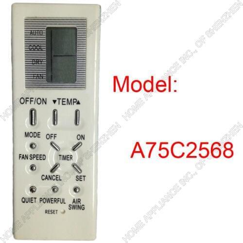 4 pieces/lot)Replacement for Panasonic Split And Portable Air Conditioner Remote Control A75C2568 Air conditioning parts